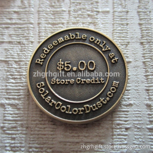 OEM ODM metal customized antique brass coins masonic coin